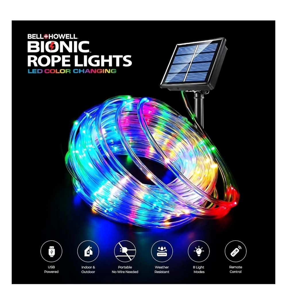 LED Color Changing Rope Lights - 50 Feet - Picture 7 of 8